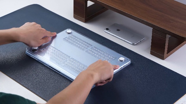 MacBookAir2013 (おまけ付き) EooCoo Etui kompatybilne z MacBook Air 13,6 cala M4 M3 M2