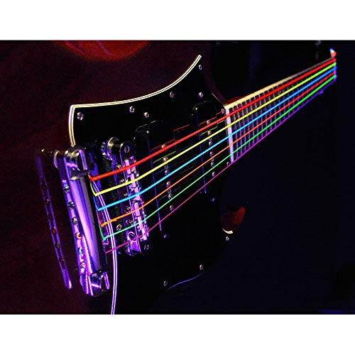 image for DR Strings HI-DEF NEON Electric Guitar Strings (NMCE-9), Multi-Color, 