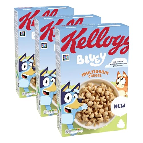 Kellogg's Bluey Cereales multigrano (Paquete de 3)