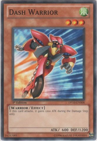 Amazon.com: Yu-Gi-Oh! - Dash Warrior (DP10-EN008) - Duelist Pack