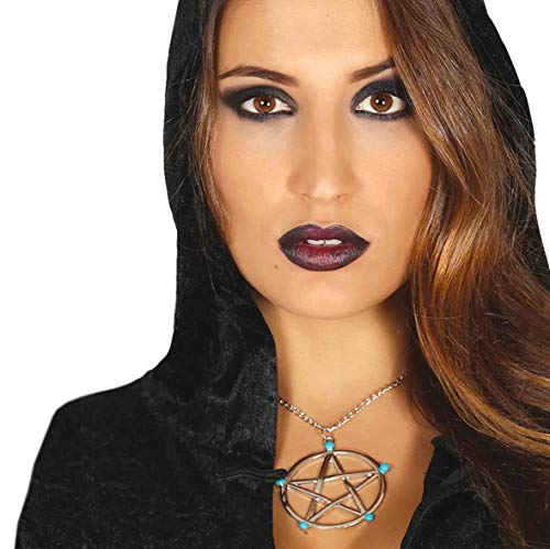 Fiestas Guirca Pentagramm-Halskette / Halloween-Schmuck