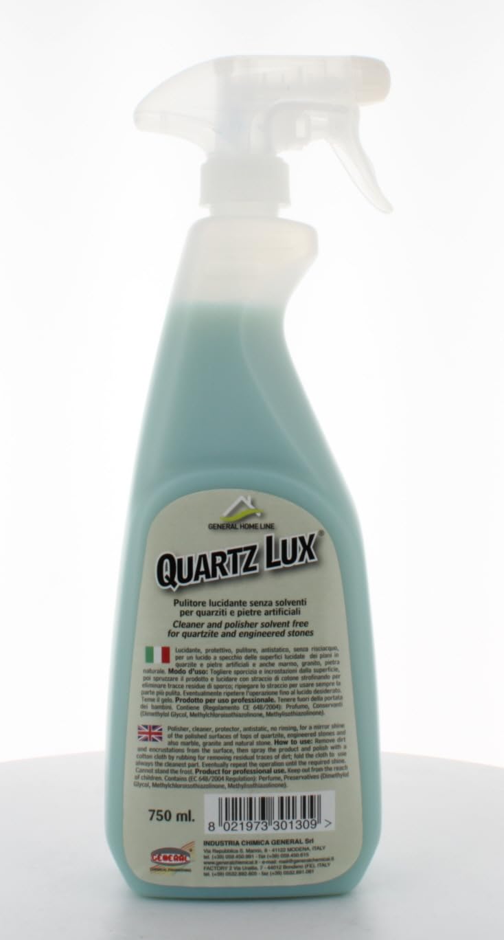 Quartz Lux pulire e lucidare top cucina in quarzo, quarzite Ml. 750