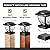 OPOIRA Solar Post Cap Lights Outdoor, Glass Deck Fence Post Cap Light Solar Powered for 4x4 Vinyl/Wooden Posts, Solar Lamp Post Light with 2 Lighting Modes for Patio Garden, Bright Warm White (2 Pack)
