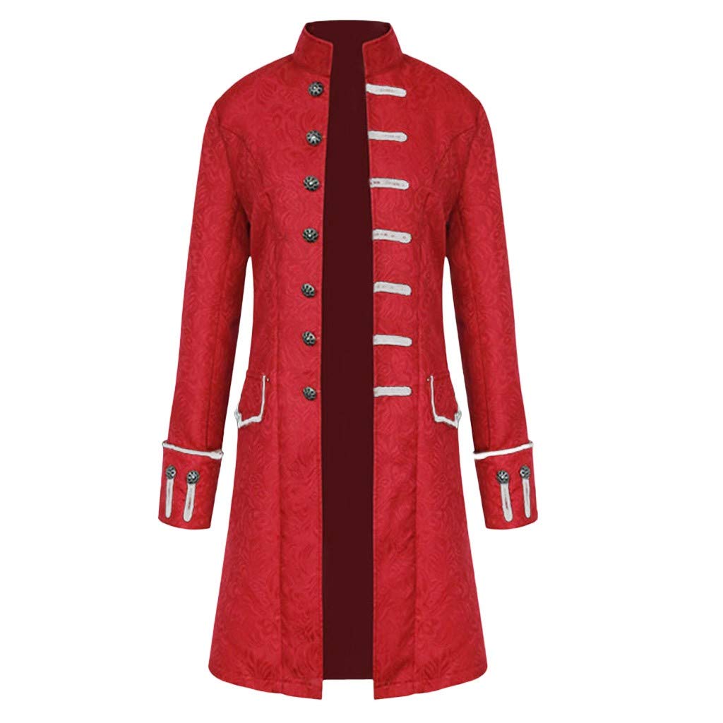Herren Steampunk Jacke Gothic, Smokings Für Herren Mittelalter Kleidung Herren Frack Jacke Steampunk Mantel Gothic Vikings Gehrock Gothic Jacke Für Herren, Halloween Fashing Smoking Kostüm