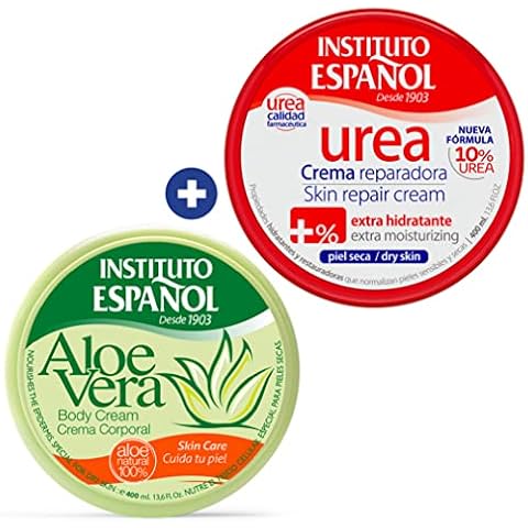 Instituto espanol Aloe Vera+Urea Body Cream Bundle for Daily Skin Care Cover