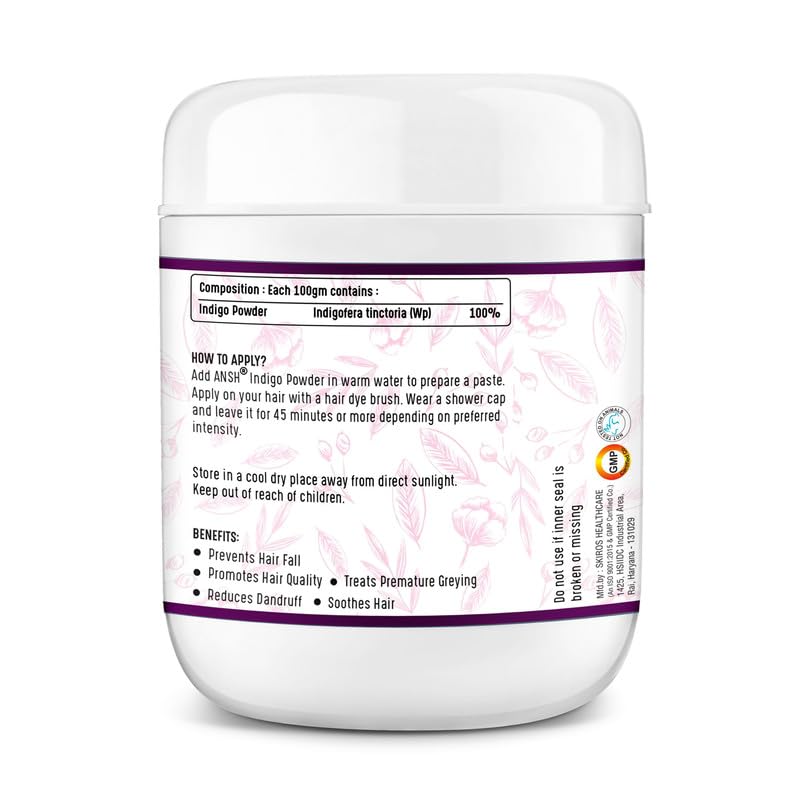 Indigo powder experienced for black hair, 200 grams Indigo powder experienced for black hair, 200 grams