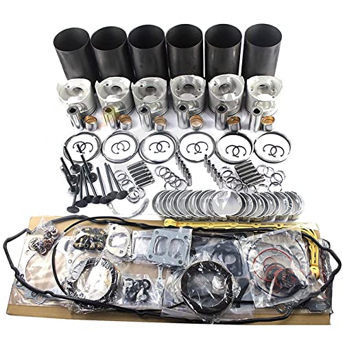 Wishbay Overhaul Rebuild Kit Compatible with Cummins 6CT 8.3L Engine 6 cylinder