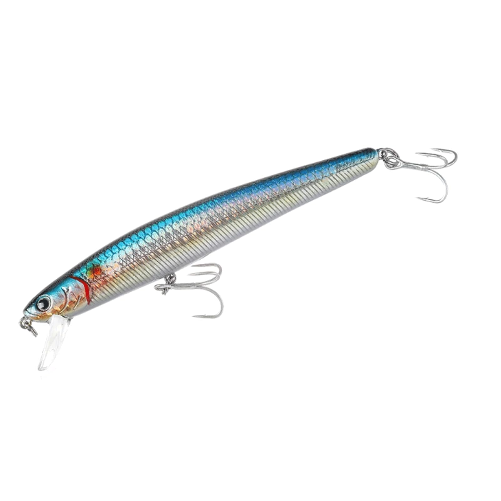 IvyLoutish Fishing Lure Bait 130MM 23GR Fishing Artificial Bait Slow Floating Minnow Flash Shallow Wobbler Jerkbait Shad Sea Bass Pike Bait Fishing Tackle