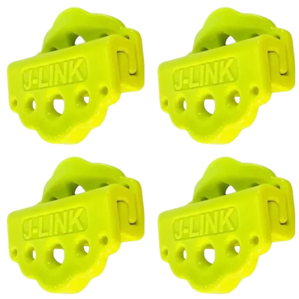 4-Pack J-Link's Tarp Clips Heavy Duty Lock Grip Clamps Heavy Duty tarp Clips for 800lbs Cargo Transport Shipping, Outdoor, Camping, Gardening, Home improvements