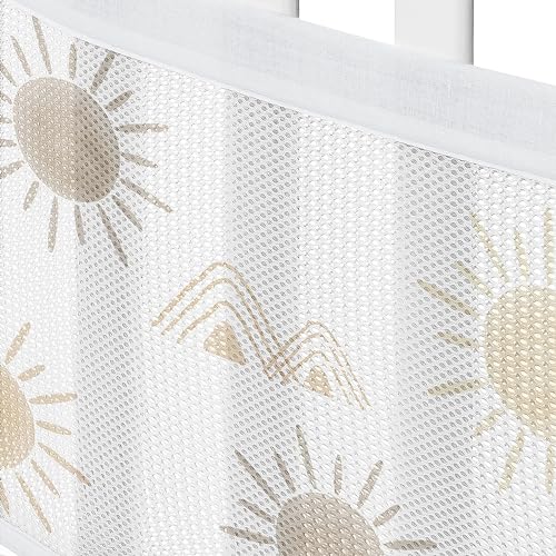 image for Sweet Jojo Designs + BreathableBaby Boho Desert Sun Taupe Boy Girl Gen