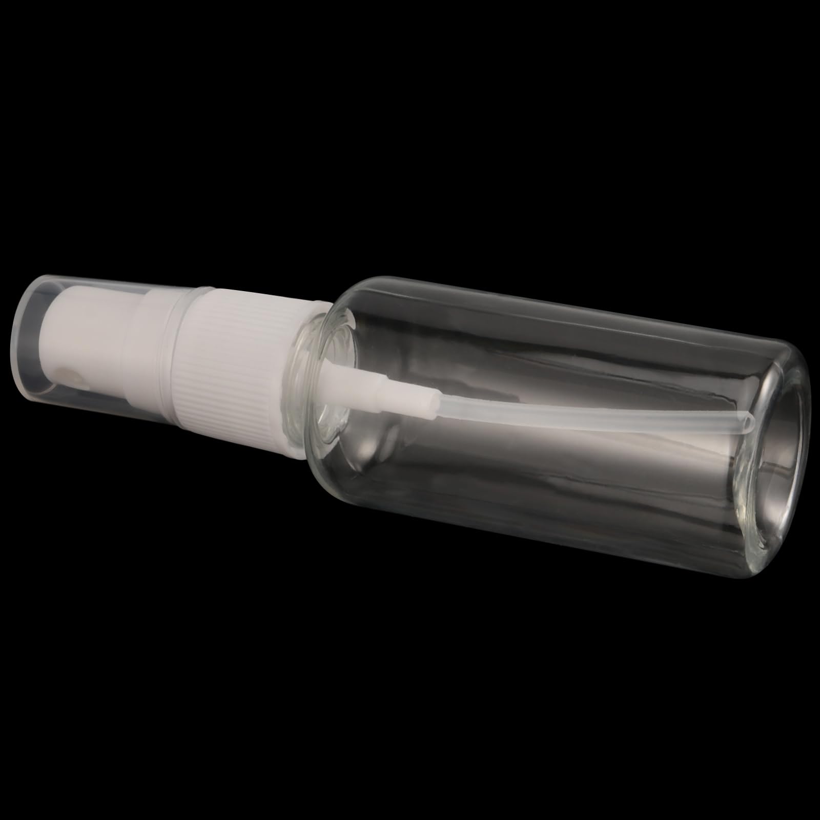 Spalle piatte bianco trasparente 30ml 50ml 80ml campione di Pet flacone Spray pe