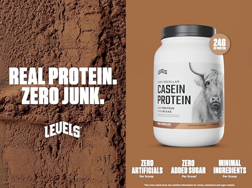 Levels 100% Micellar Casein Protein, Hormone Free, Chocolate, 2LB - Image 3