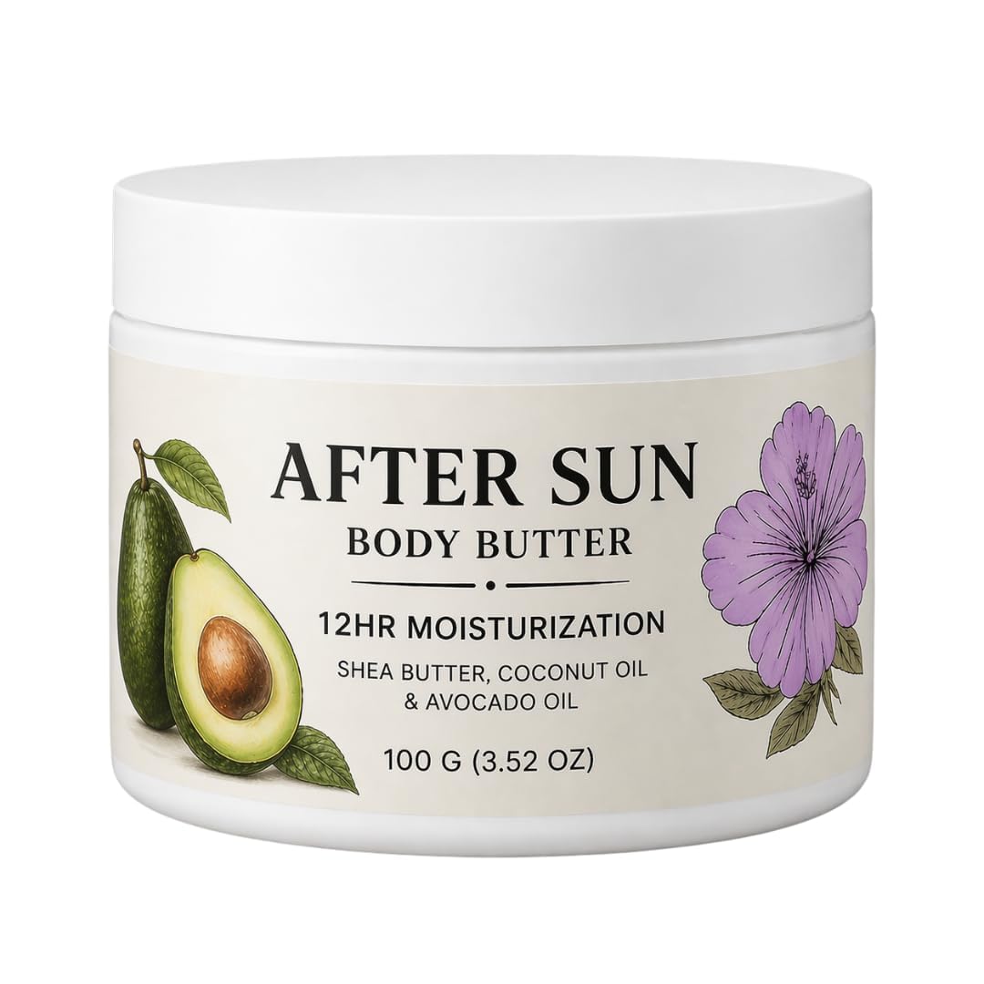 After Sun Body Butter Moisturizing Cream with Shea Butter, Coconut Oil & Avocado Oil 100 Gm-image-40