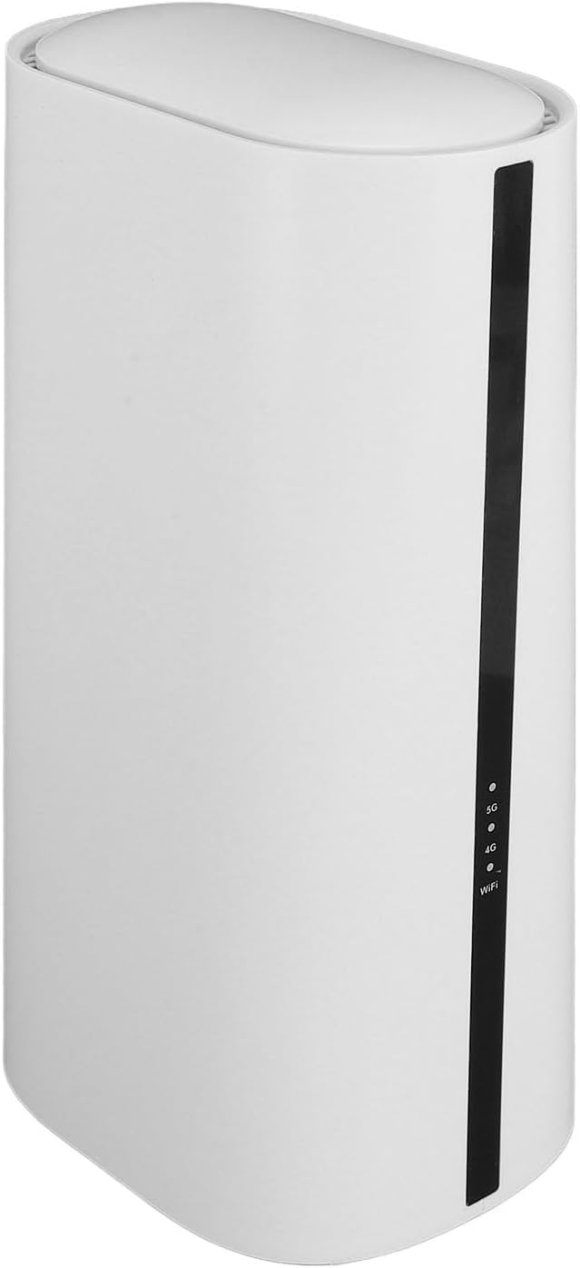 5G CPE Router, 2.4G 5.8G Dual Band Cordless 5G Router with SIM Card Slot, Support 64 Users, Portable 5G NR NSA SA Cordless Internet Router for Home Office (US Plug)