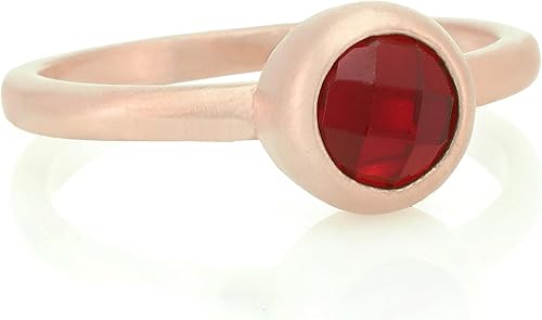 Miniatura 8 de Elegant Garnet Gold Ring - 18k Gold Bezel Setting - 14k Gold Bezel Stone - 24k Gold Vermeil - Perfect January Birthstone Jewelry - Semiprecious