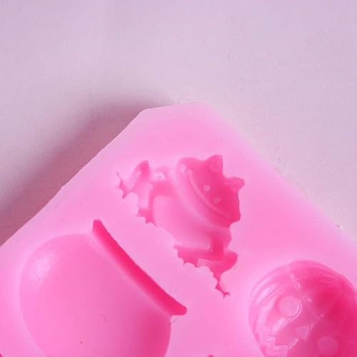 Miniatura 4 de EORTA Mini molde de fondant de Halloween de silicona, para calabaza, bruja, rana, decoración de pasteles, galletas, para cupcakes, chocolate,