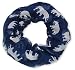 Gorgeous Elephant Print Long Scarf Shawl Sarong Blue Grey, Orange, Maroon (Blue (Infinity))