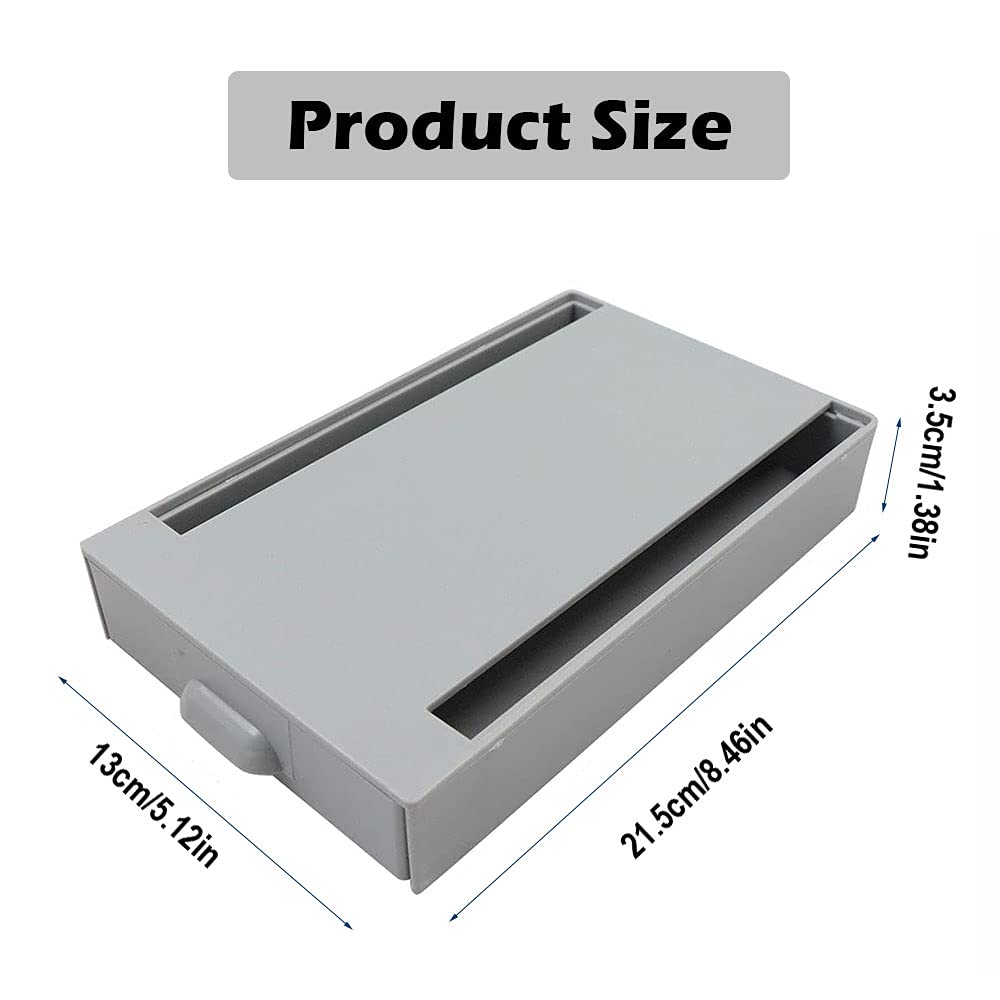 Tiroir Adhésif Sous Bureau TOOSOAR - 33x23,5 Cm Sans Perçage - Rangement Discret