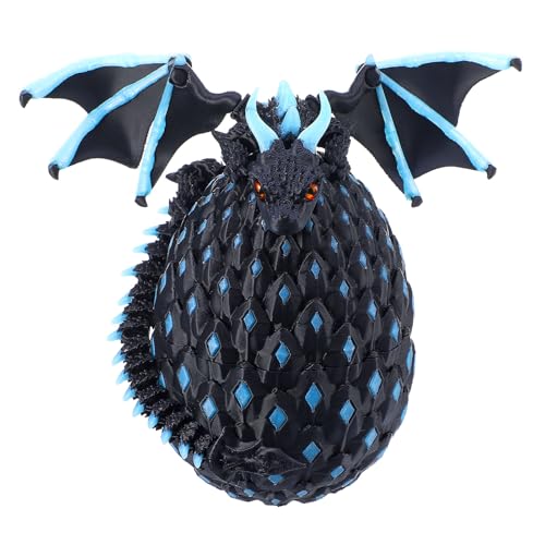 3D Printed Dragon 3D Printed Dragon Egg Removable Mystery Dragon Egg Toy Dragon for Kids and Adults Home Decor Desk Decor (Glow in Dark)