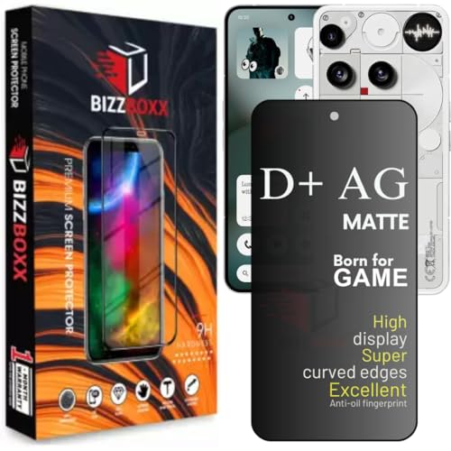 Image of D+ AG Matte Tempered Glass Screen Guard Protector Compatible With Nothing Phone (3) Anti Fingerprint Gaming Special Temper With Camera Cut (For Nothing Phone 3-6.67 Inch)- Pack of 1