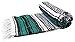 Open Road Goods Mexican Blanket - Authentic Serape Falsa Blanket - Handmade (Teal)