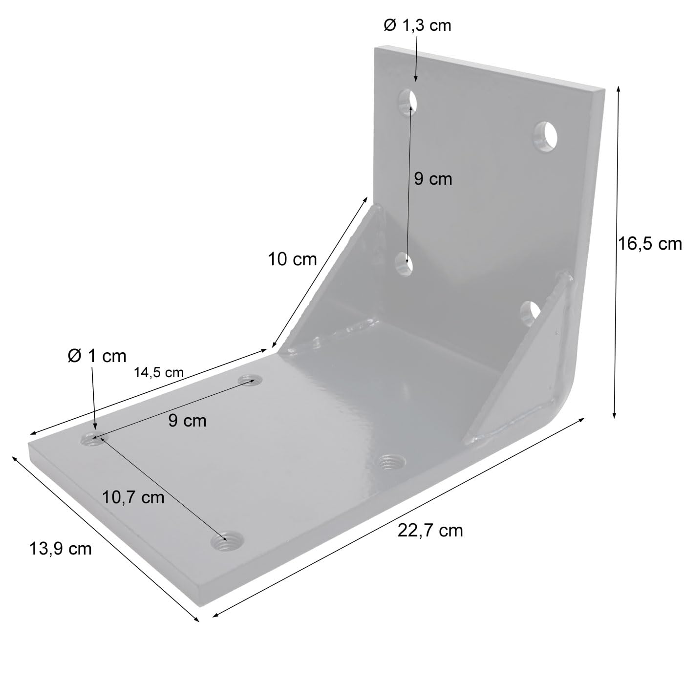Mendler Zestaw 2 adapterów sufitowych do markizy kasetowej T122 T123, montaż sufitowy, uchwyt adapter - antracyt