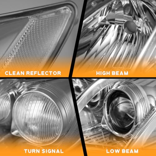 Image of WEELMOTO Anti-Fogging Headlights for 2007-2009 Toyota Camry US Version