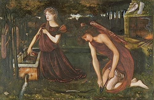 Cuadro Sobre Lienzo La Fragua de Cupido Impresión de Alta Definición y Textura de Pintura