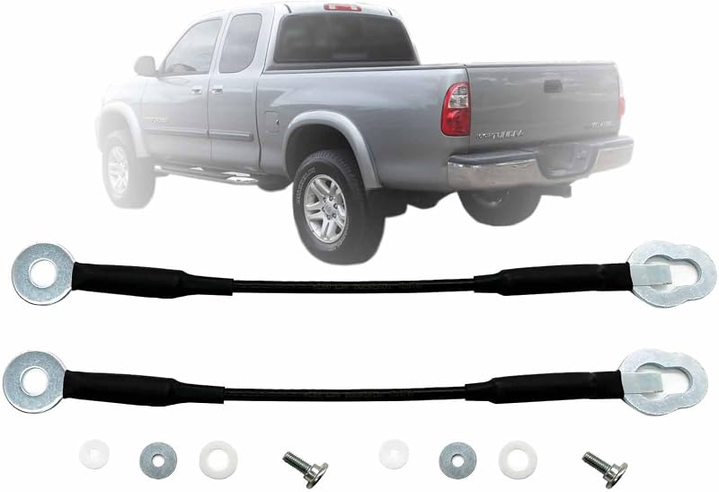 Cabo da tampa traseira Auto Parts Avenue para Toyota Tundra 2000–2006 – Par com ferragens