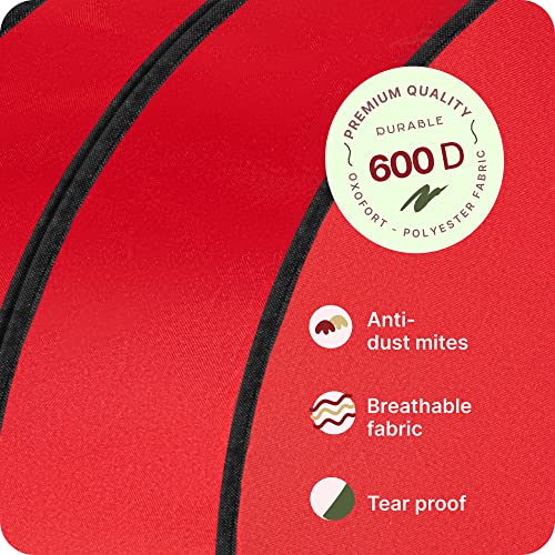 Nakior Christmas Double Wreath Storage Bag – 30 Inch Xmas Wreath Storage Container – Stores 2 Wreath’s Upto 30” Each– Garland Bag Made From A Durable 600 Oxford Fabric #TOP4