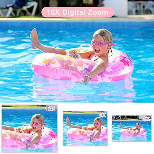 Digital Camera, Fhd 1080P Digital Camera For Kids With 32Gb Sd Card 16X Digital Zoom, Compact Camera Point And Shoot Digital Cameras Portable Mini Camera For Teens Students Boys Girls Seniors(Pink) #TOP2