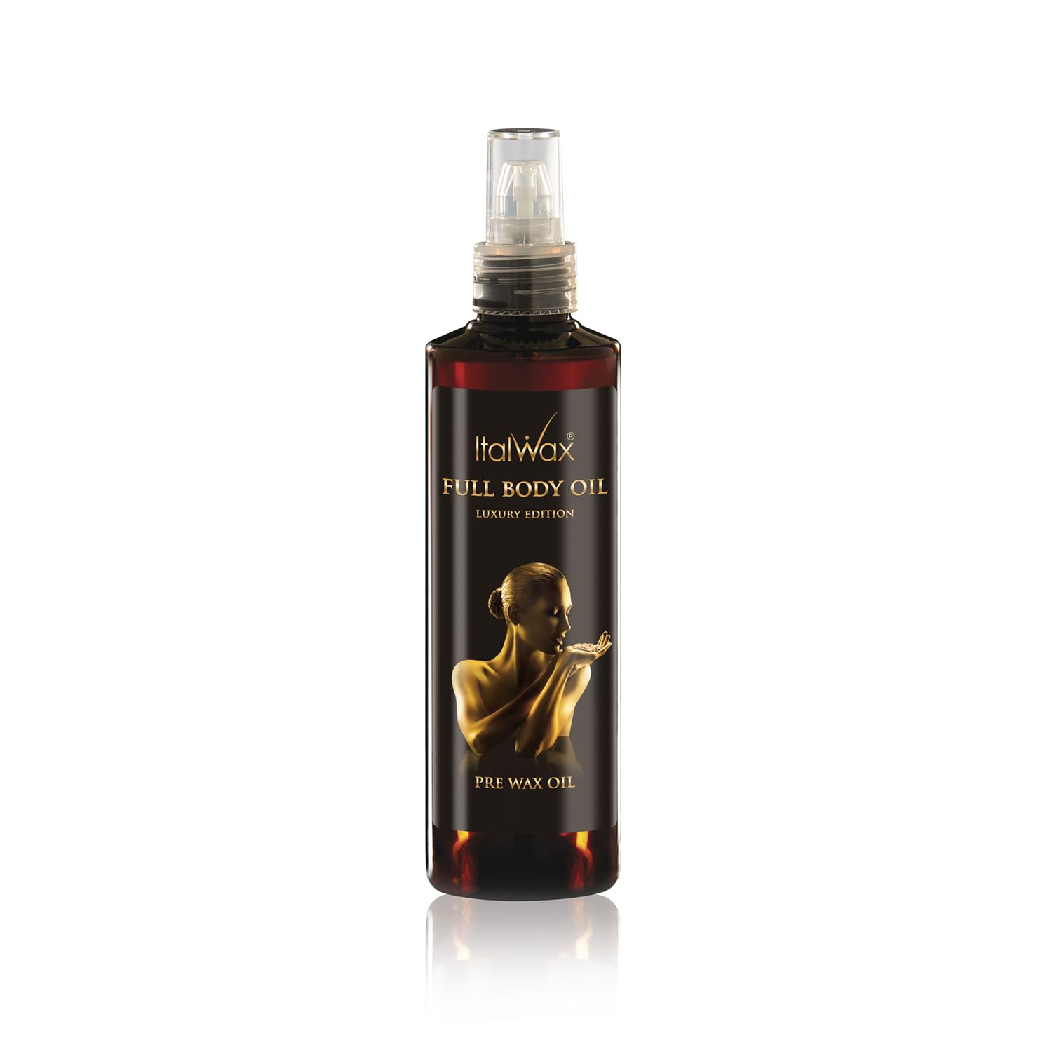 Italwax Luxury Full Body Oil - 250ml – Olio per la preparazione della pelle prima della depilazione con ceretta a caldo – Permette una facile applicazione della cera