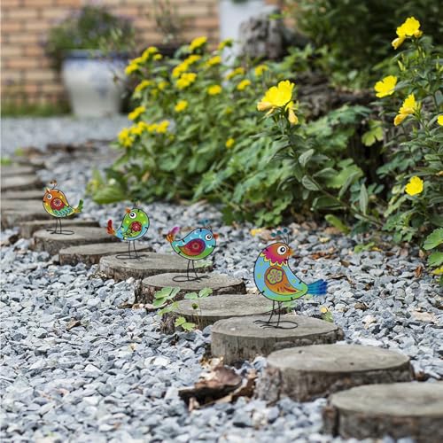 Sculpture animale en vitrail oiseau cadeau idéal déco maison