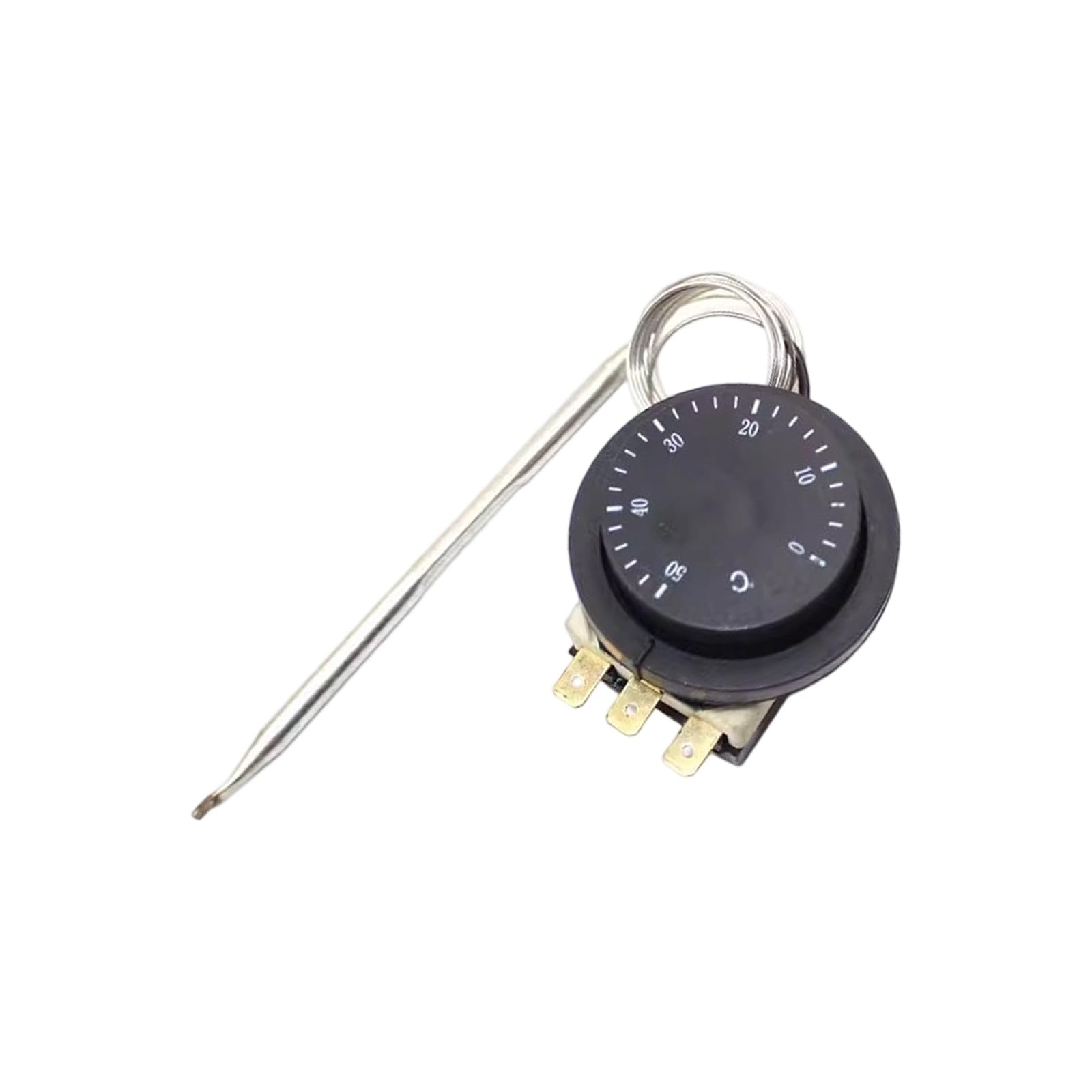 Oxidation Proof Temperature Controller Change for Appliances Highlighting Whirling Handle Action and Double Extent Selection Regulator Change with Handle