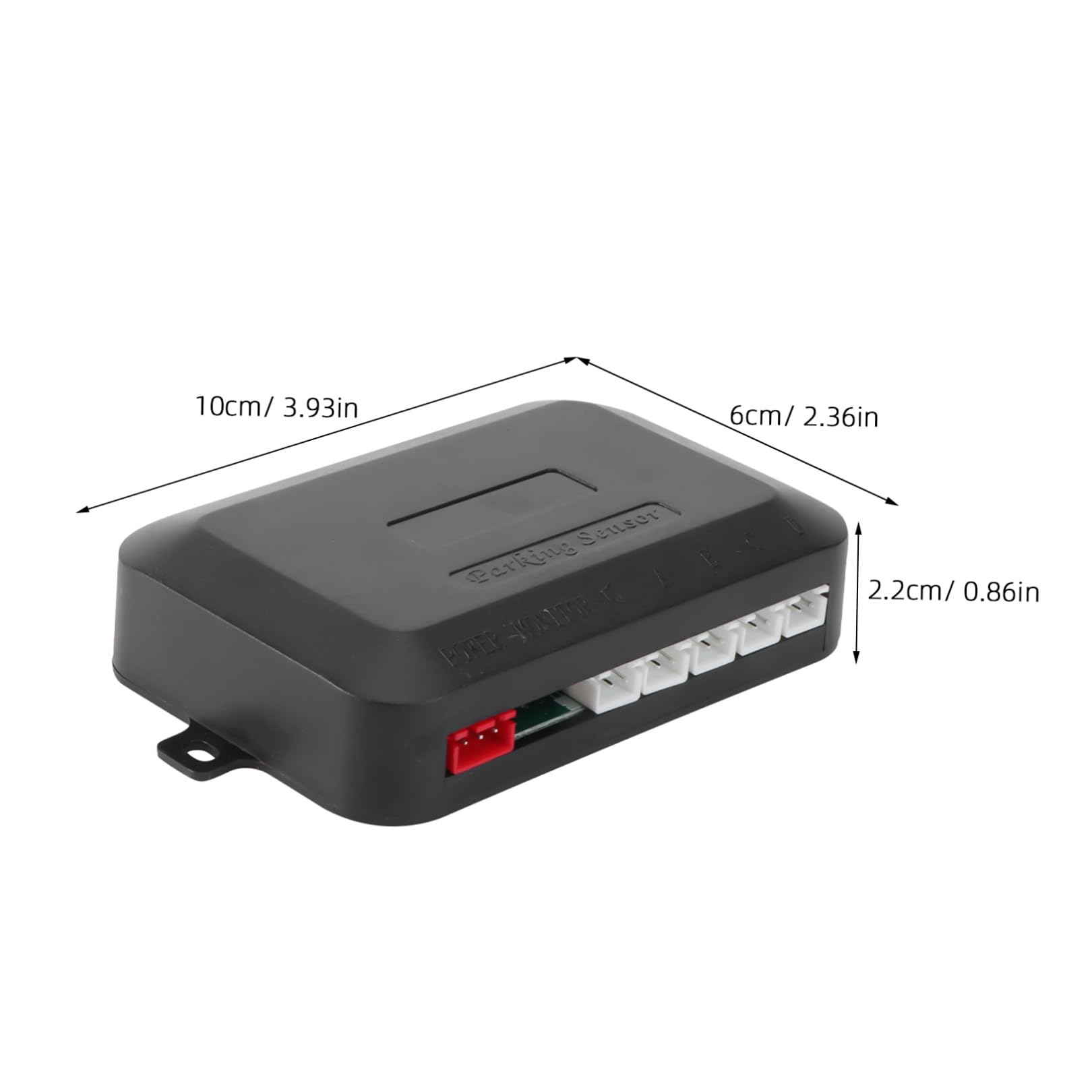 Cabilock Sensori di Parcheggio Auto con 4 Sensori Abs Nero, con Doppia CPU e Chipset Avanzato per Rilevamento Oggetti Piccoli, per Parcheggio e Retromarcia