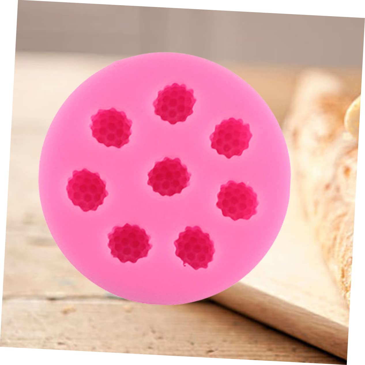 TOPBATHY 3 Pièces moule a gateau moule entremet gateau gummies à cake à fondant de para gélatine hauts de forme de gâteau à panettone bricolage rose