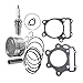 NICHE Standard Bore Standard Bore Top End Repair Kit for Yamaha Raptor Warrior Grizzly Wolverine 350 1987-2011