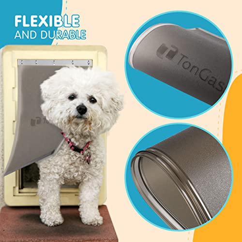 (2-Pack) Dog Door Flap Replacement Medium Compatible With Petsafe Freedom Dog And Cat Doors Pac11-11038 - Measures 8 1/4" X 12 1/4" With Magnetic Closure #TOP5