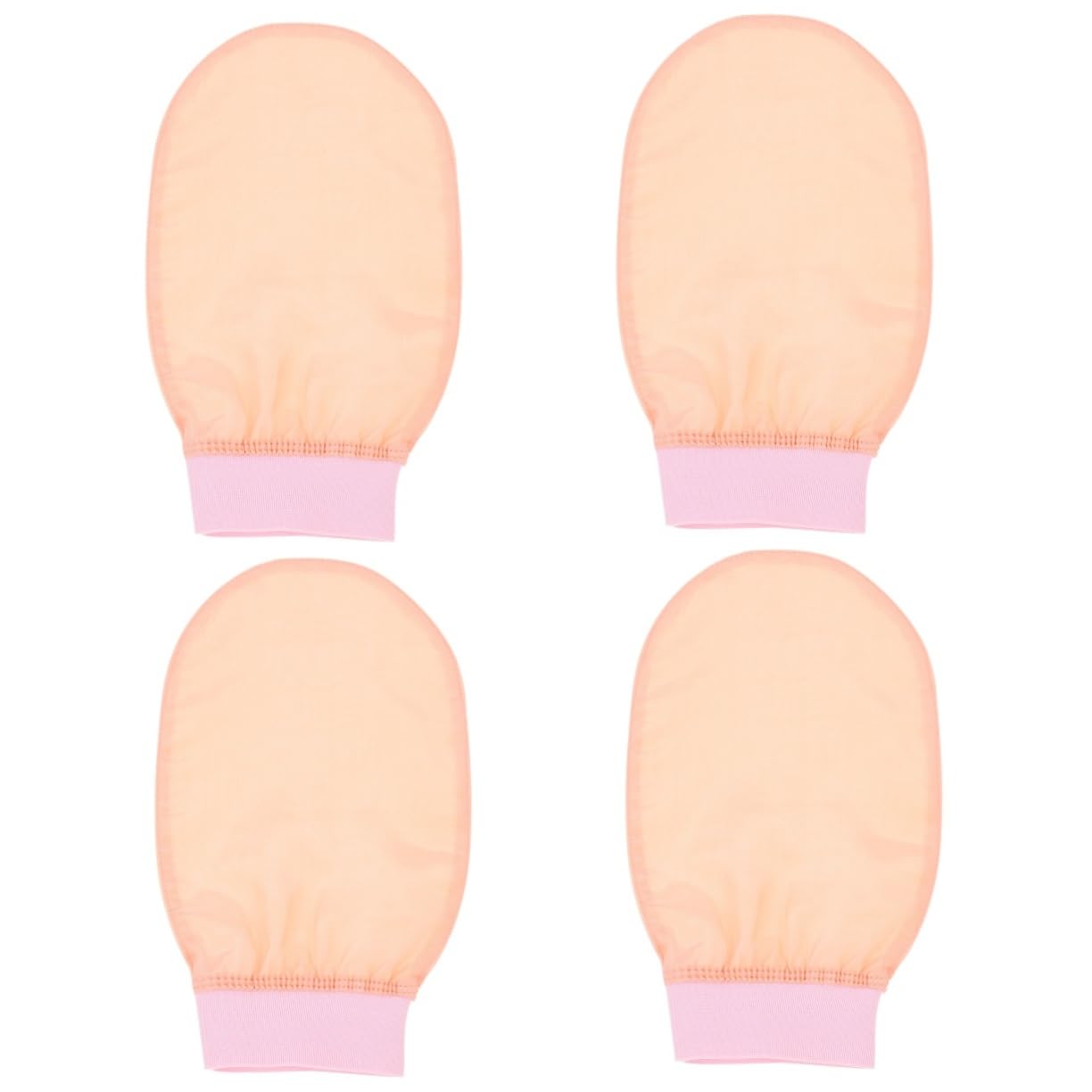 Healeved 4stücke Exfolierender Peelinghandschuh Für Dusche Und Bad Hautschonender Waschhandschuh Für Körperreinigung Geeignet Für Männer Und Frauen Langlebig Und Praktisch Zartem