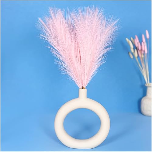 Miniatura 7 de Hierba de las pampas sintética regalos de inauguración de la casa ramas de hierba esponjosas tela de seda plantas falsas plantas falsas de imitación