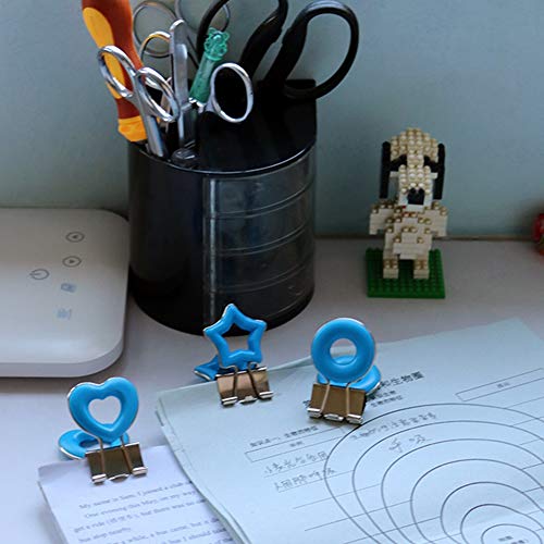 Clipes de papel de tamanho pequeno, pasta de documentos, grampos da pasta, pasta estacionária para s