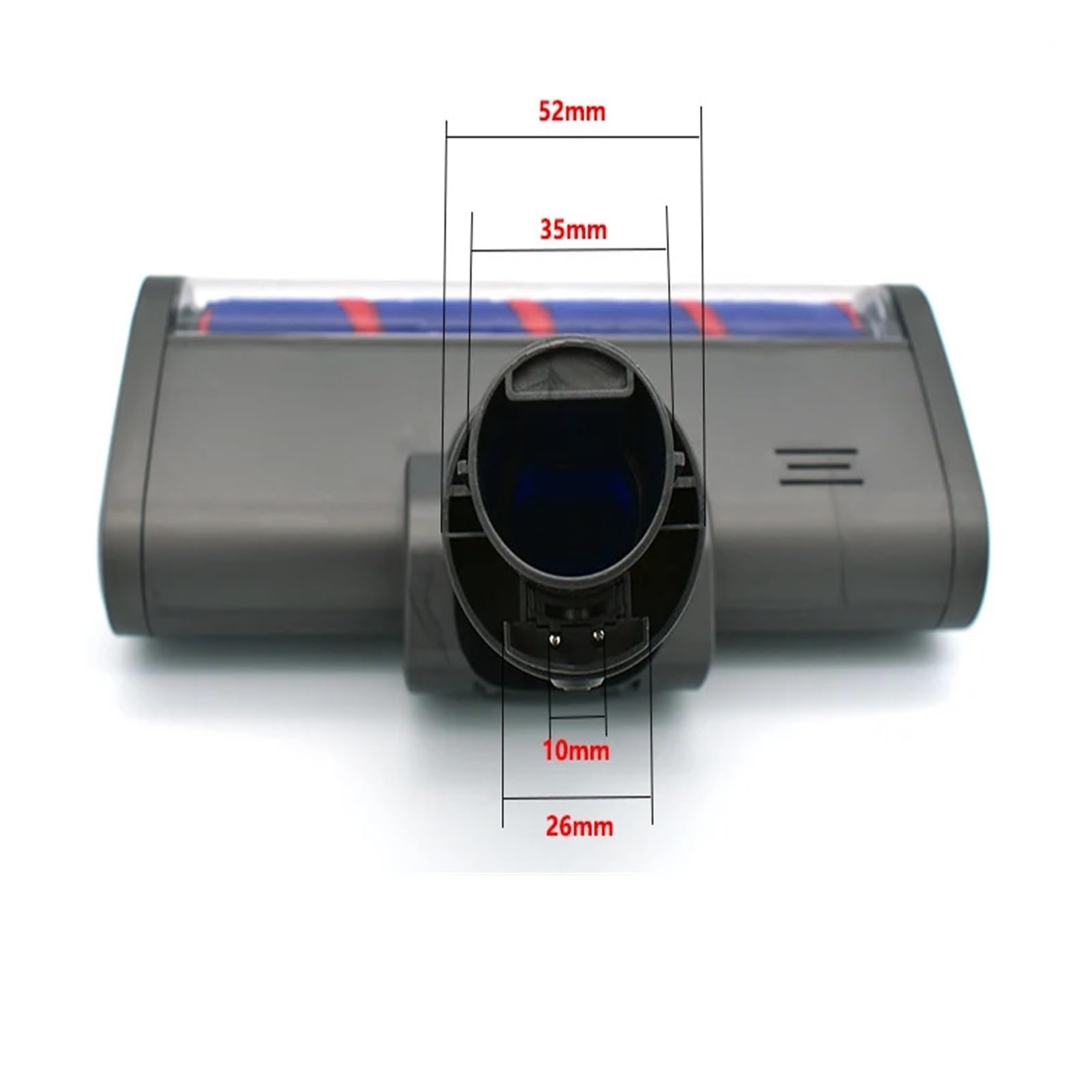 Cabezal De Cepillo De Suelo Motorizado, Herramienta De Repuesto De Rodillo Barredor Suave For Aspiradora, Compatible Con Dyson,V7,V8,V10,V11,