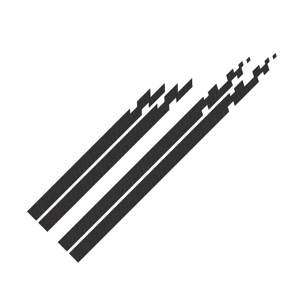 Bertdcx Carbon Fiber Auto Accessory Universal Car Hood Cover Vinyl Film Stickers Car Tuning Accessories(Carbon Fiber)