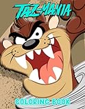  Taz-Mania Coloring Book: 50+ GIANT Great Pages with Premium Quality Images. Fun coloring book, vivid and flexible illustrations create a creative feeling for fans of all ages