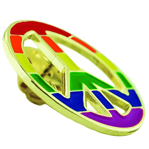 Image of PinMart Gay Pride LGBT Enamel Lapel Pin