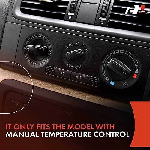 A-Premium Manual Control HVAC Heater Blower Motor Resistor Compatible with Cadillac, Chevrolet & GMC Vehicles - Silverado 1500/2500/3500, Sierra, Escalade, Avalanche, Suburban, Tahoe, Yukon