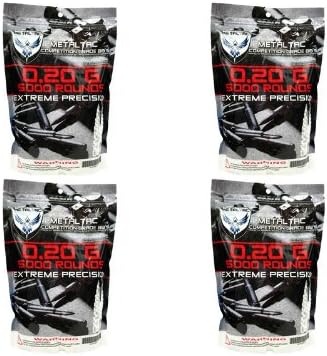 MetalTac Airsoft BBS 0.20g 20,000 Round 6mm BBS Airsoft Gun Pellets