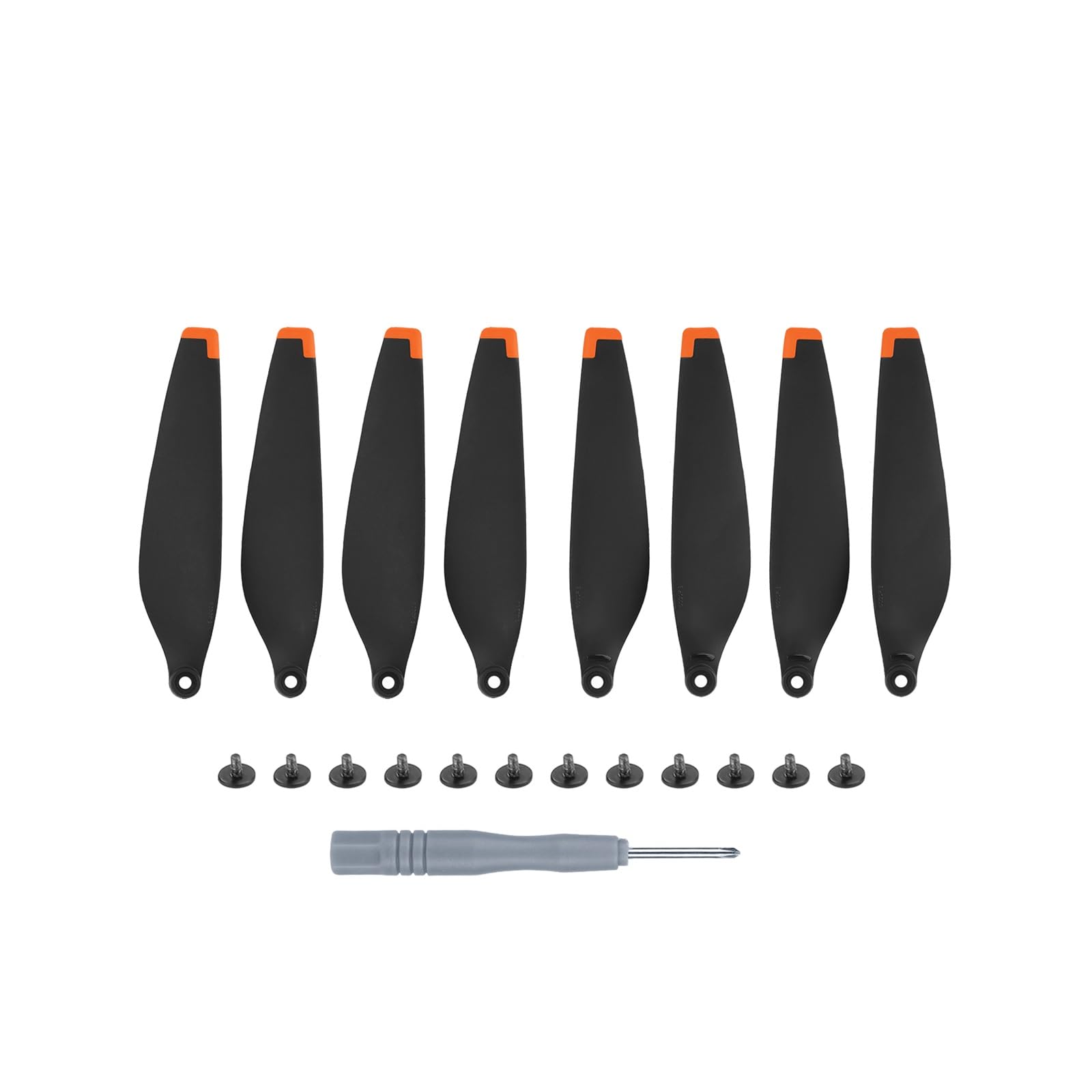 Śmigła Akcesoria do skrzydeł drona Niższa redukcja hałasu Śmigło z mechanizmem szybkiego uwalniania do D-JI Mini 3 (Color : Orange)