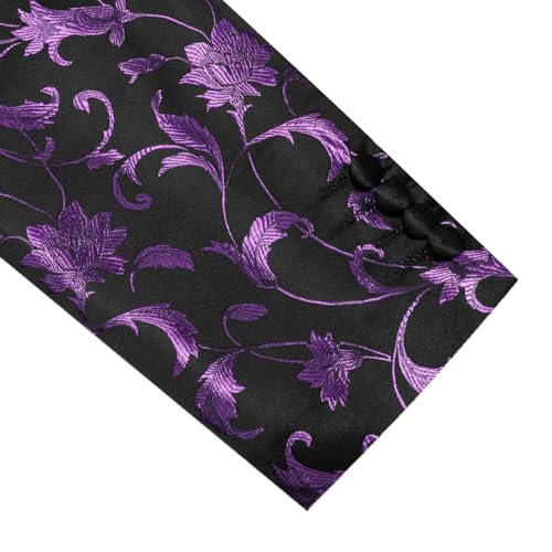 Image of Barry. Wang Men's Sport Coats & Blazers Flower Suit Jacket 1 Button Paisley Tuxedo Mardi Gras Carnival Parade Gift