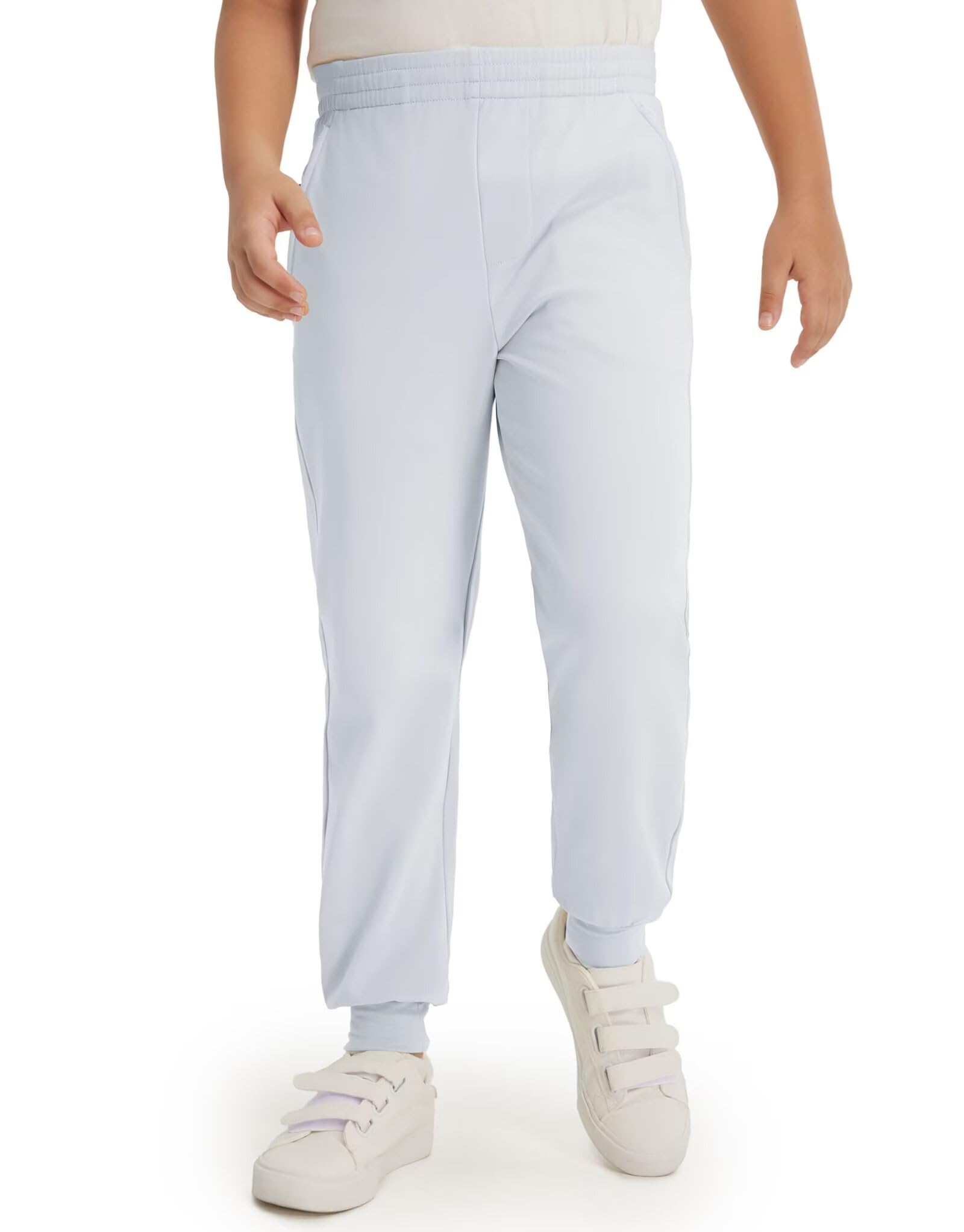 M MAELREG Fleece-Jogginghose für Jungen, dehnbar, wasserabweisend, Golf-Jogginghose für Jungen, mit Reißverschlusstaschen, athletische Trainingshose